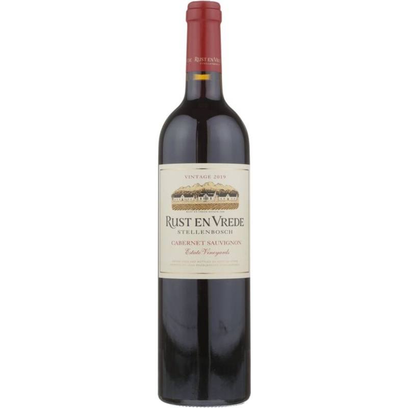 RUST EN VREDE CABERNET SAUVIGNON ESTATE VINEYARDS STELLENBOSCH 2020 750ML 750ML