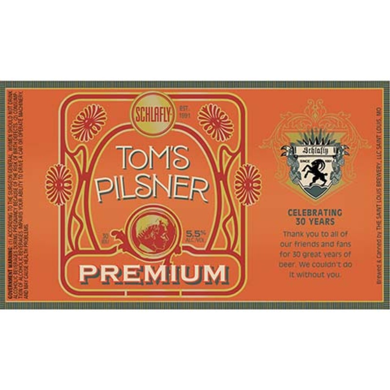 Schlafly Tom’s Pilsner 12OZ SINGLE CAN