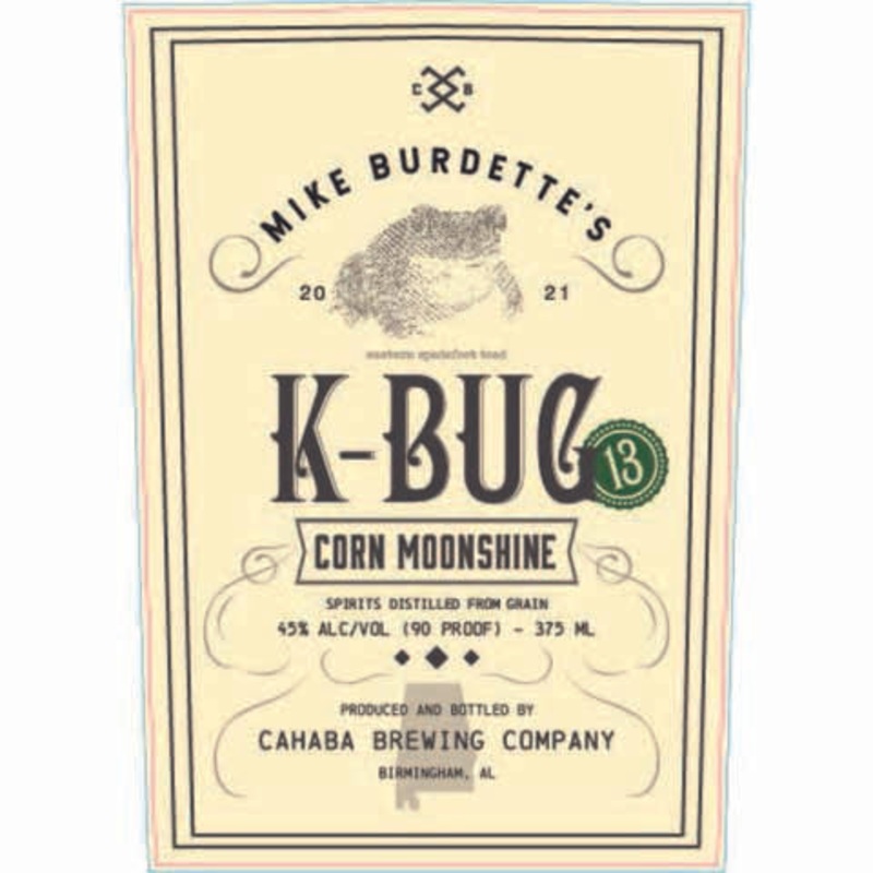 Cahaba K-Bug Corn Moonshine 375ML BTL