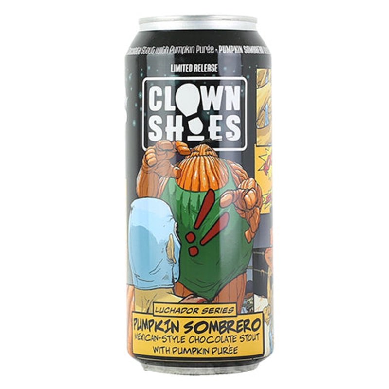 Clown Shoes Luchador Series Pumpkin Sombrero Mexican-Style Chocolate Stout 12OZ SINGLE CAN