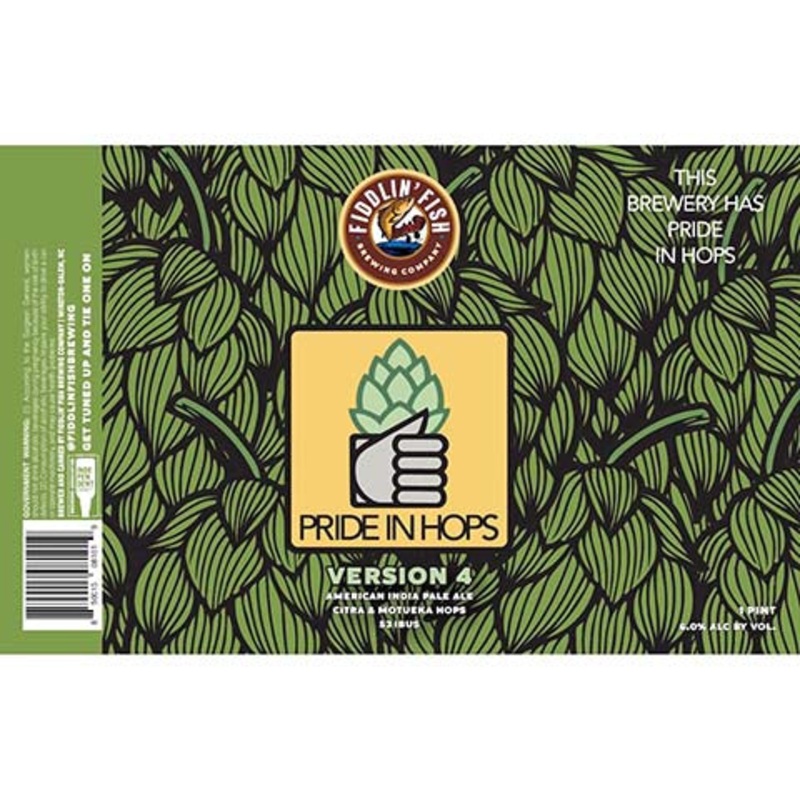 Fiddlin’ Fish Pride In Hops Version 4 IPA 16OZ SINGLE CAN