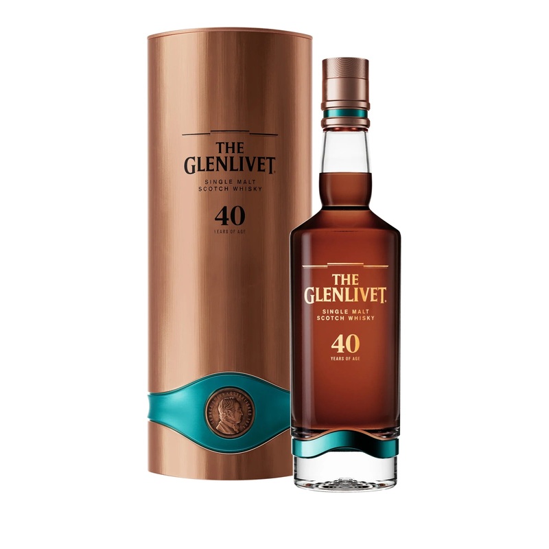 GLENLIVET 40YR SINGLE MALT SCOTCH WHISKY 700ML @ Windermere [1057133] 700 ml