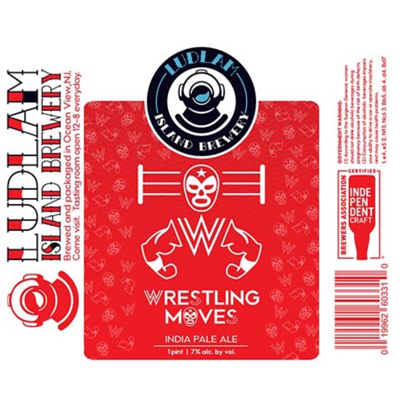 Ludlam Wrestling Moves IPA 16OZ SINGLE CAN