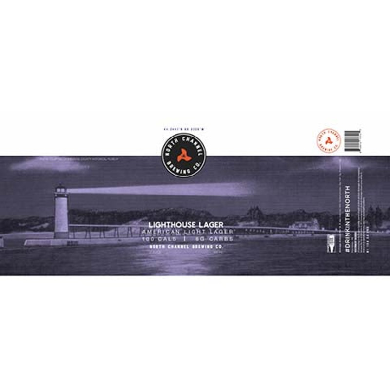 North Channel Lighthouse Lager 12OZ SINGLE CAN