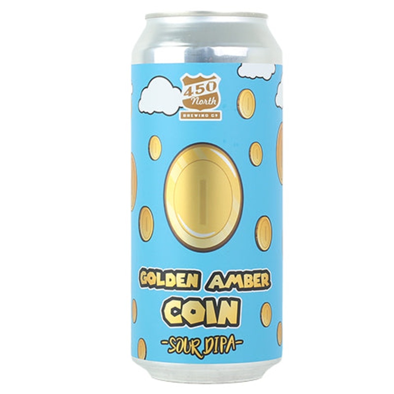 450 North Golden Amber Coin Sour DIPA 16OZ SINGLE CAN
