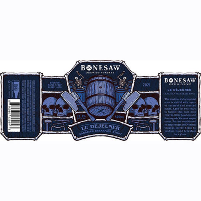 Bonesaw Le Djeuner Canadian Breakfast Stout 500ML BTL