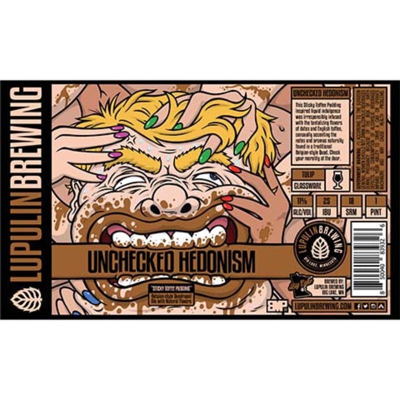 Lupulin Sticky Toffee Pudding Belgian Quadrupel Ale 16OZ SINGLE CAN
