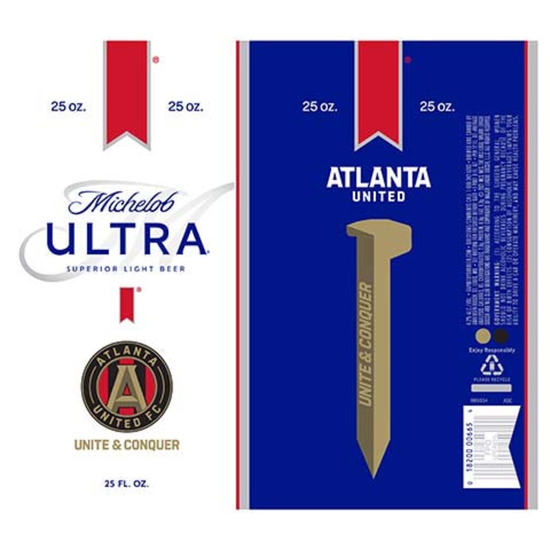 Michaelob Ultra Atlanta United FC 16OZ SINGLE CAN