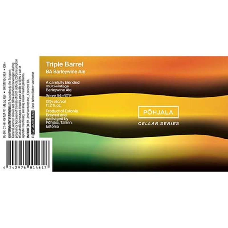 Pohjala Triple Barrel BA Barleywine Ale 330ML BTL