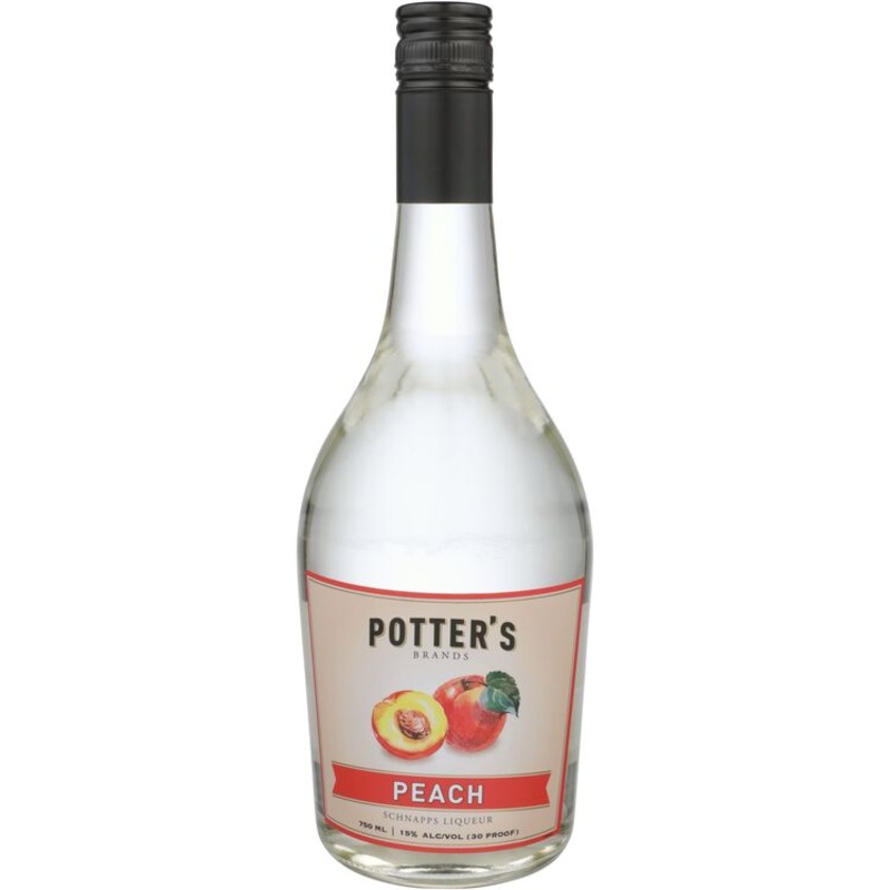 Potter’S Peach Schnapps 30 750ML 750ML