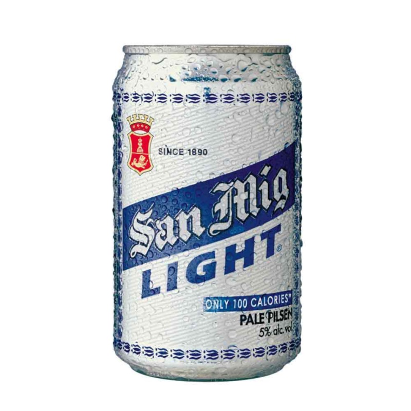 San Miguel Light Beer Can 330ml