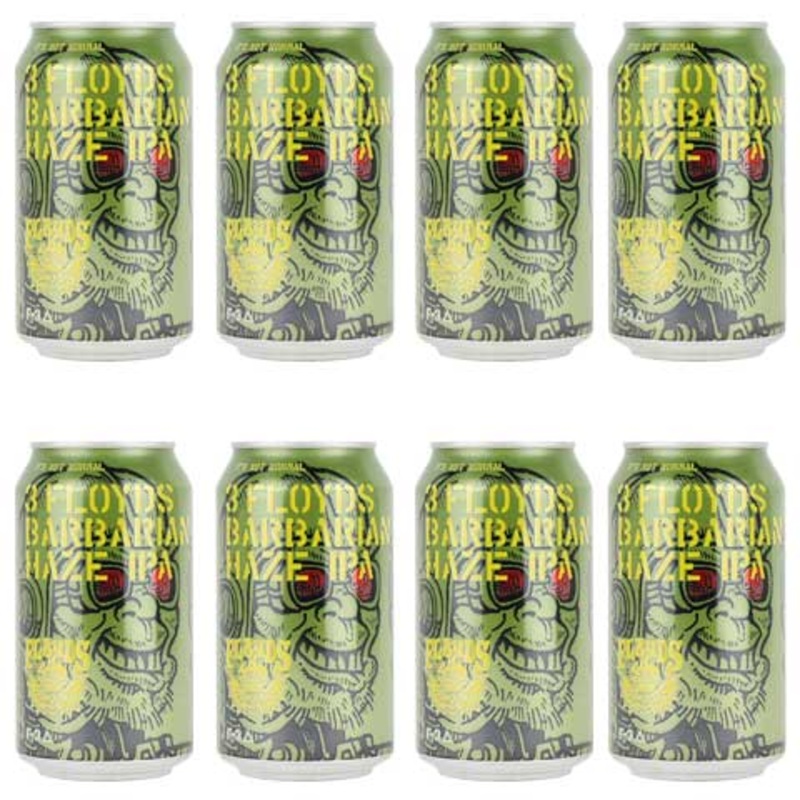 Three Floyds Barbarian Haze IPA 8PK 12OZ CAN