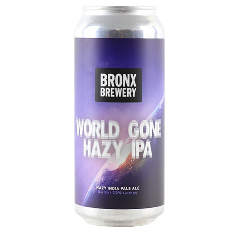 Bronx World Gone Hazy IPA 16OZ SINGLE CAN