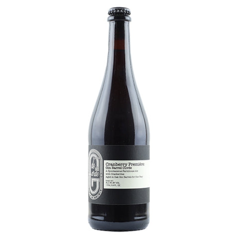De Garde Cranberry Premiere: Gin Barrel Cuvee Sour 750ML BTL