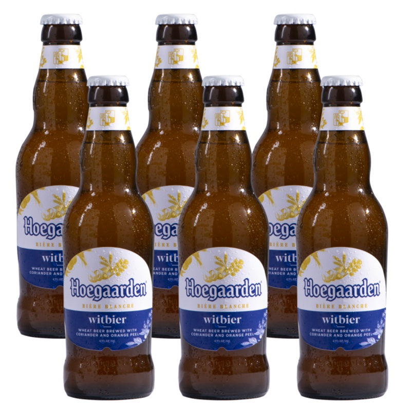 Hoegaarden White Beer 330ml Bottle x6