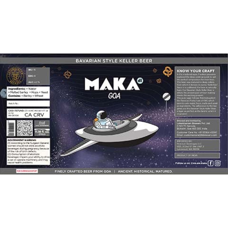 Latambarcem Maka Di Bavarian Keller Beer 330ML BTL