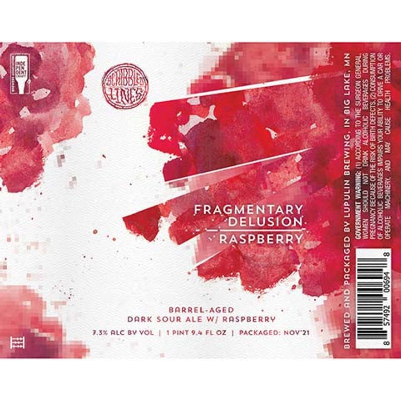 Lupulin Fragmentary Delusion Raspberry Sour Ale 750ML BTL