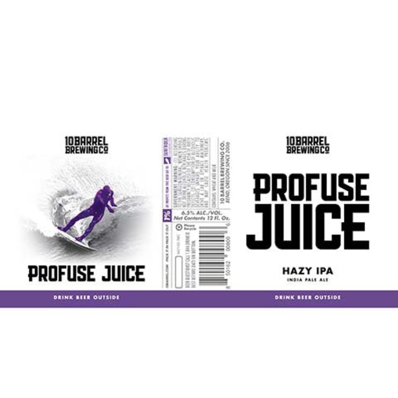 10 Barrel Profuse Juice Hazy IPA 12OZ SINGLE CAN