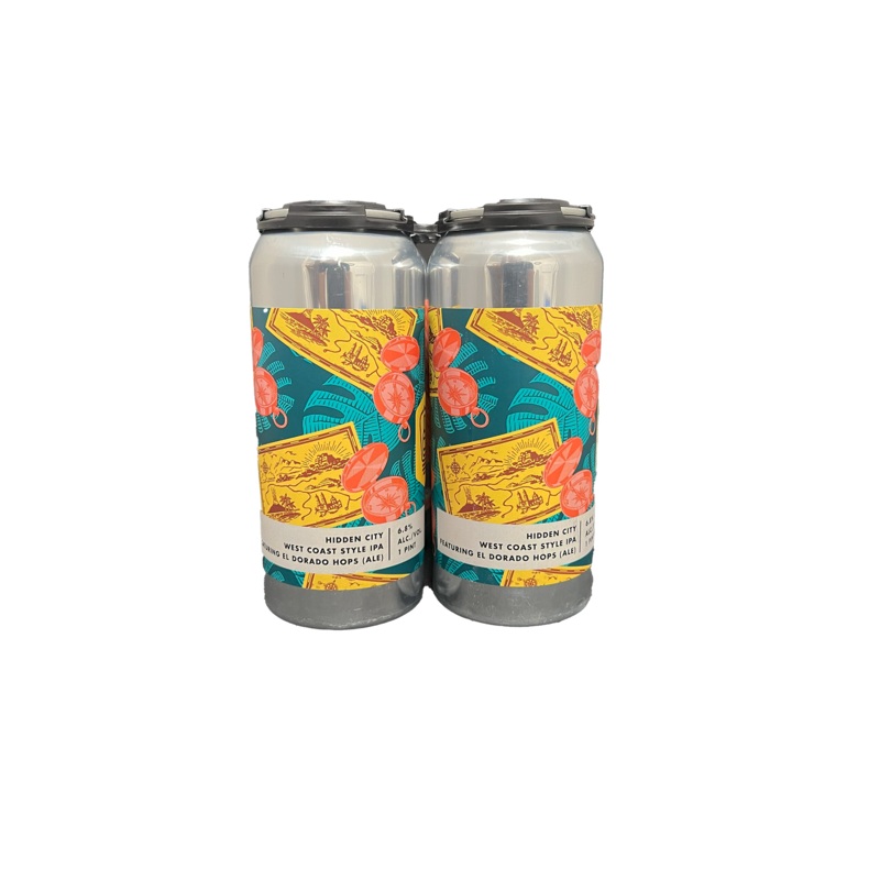 Bottle Logic Hidden City West Coast IPA 4 Pack Cans
