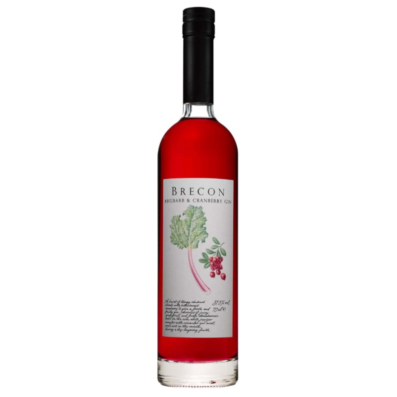 Brecon Rhubarb & Cranberry Gin 700ml