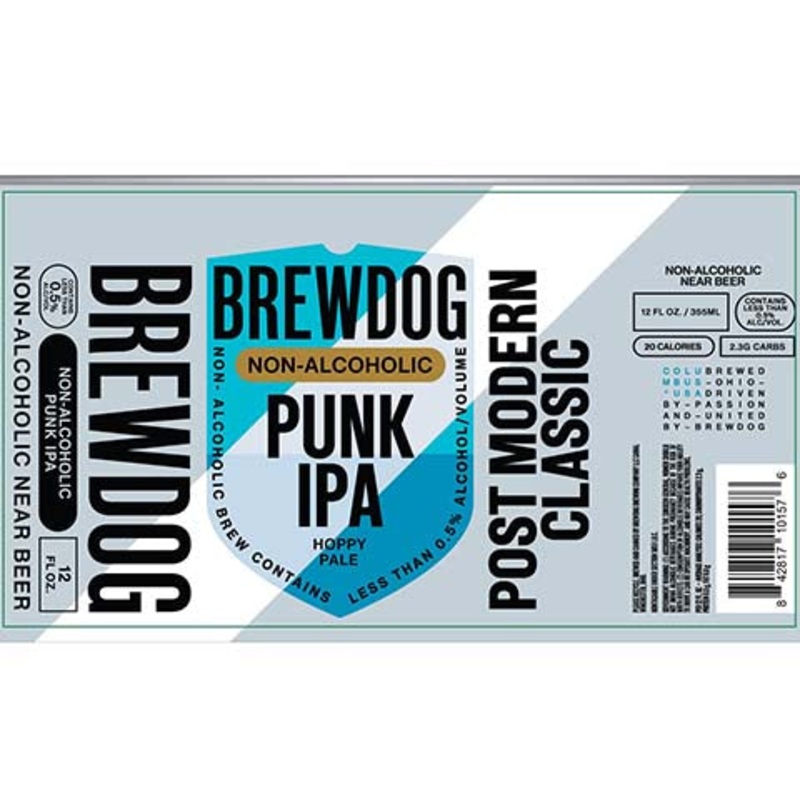 Brewdog Punk IPA (Non-Alcoholic) 12OZ SINGLE CAN