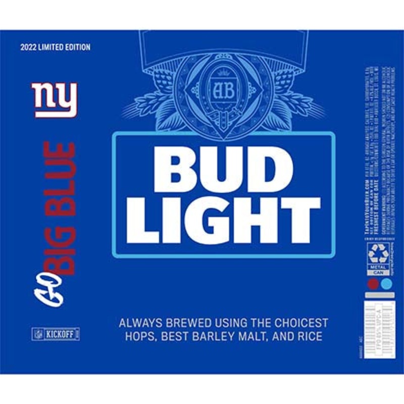 Bud Light Go Big Blue 12OZ SINGLE CAN