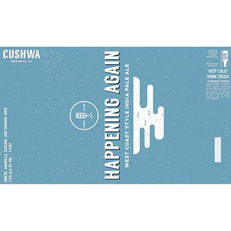 Cushwa Happening Again IPA 16OZ SINGLE CAN