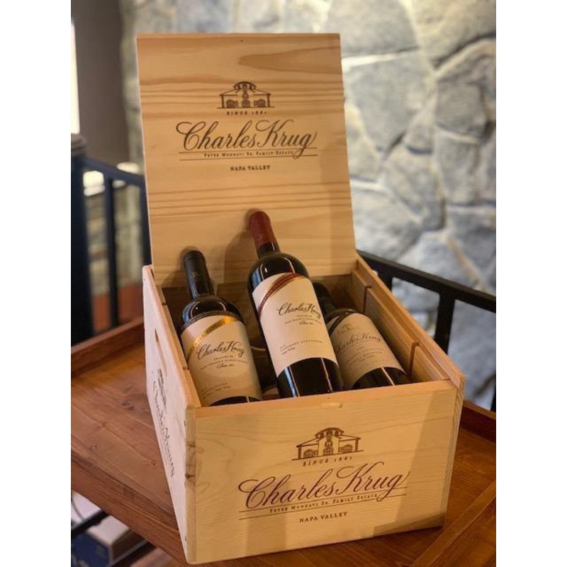 Gift Box Krug Wooden Set (6 btls & Wooden Box)