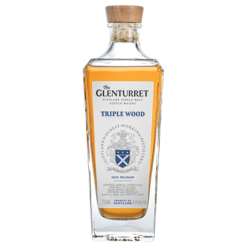 Glenturret Scotch Triple Wood 23 750ML 750ml Bottle