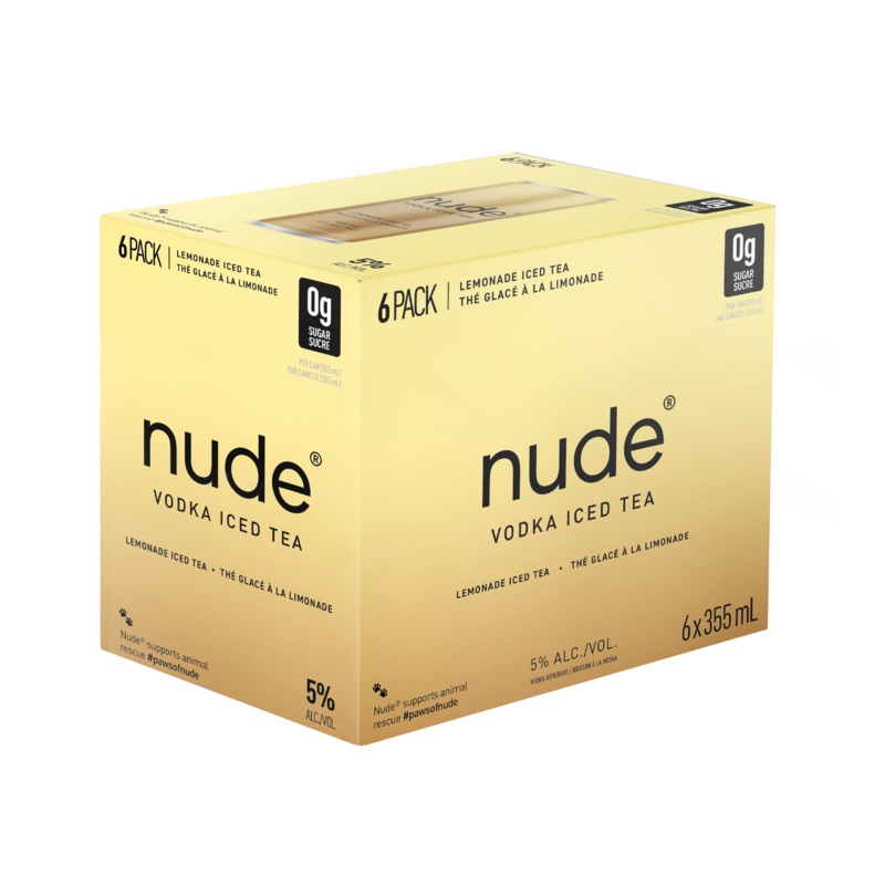 NUDE VODKA ICED TEA LEMONADE 355ML 6PK CAN @ MacTaggart Ridge [1056370] 2130 ml