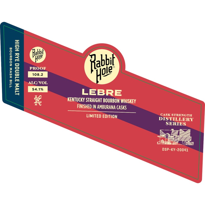 Rabbit Hole LEBRE Kentucky Straight Bourbon Amburana Cask Finish 750ml