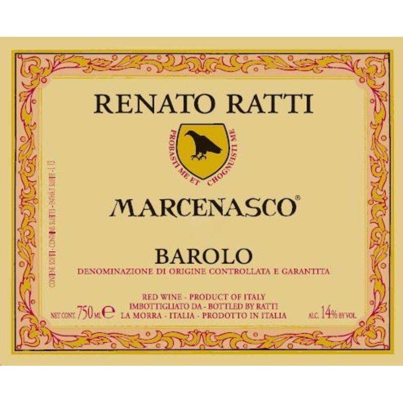 RENATO RATTI BAROLO MARCENASCO 2018 1.5 L