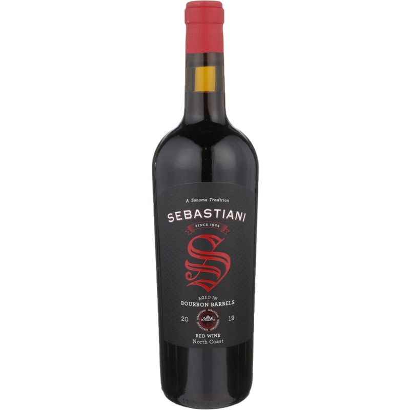 Sebastiani Red Wine Aged In Bourbon Barrels North Coast 2019 750ML 750ML