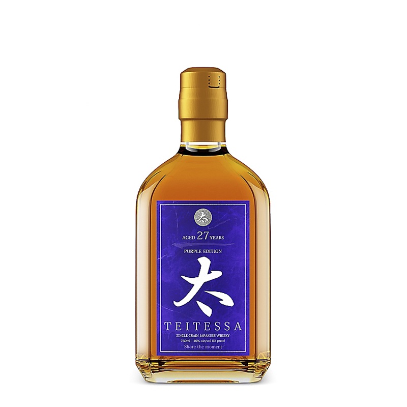 TEITESSA SINGLE GRAIN JAPANESE WHISKY PURPLE EDITION 27 YR 80 750ML 750ML