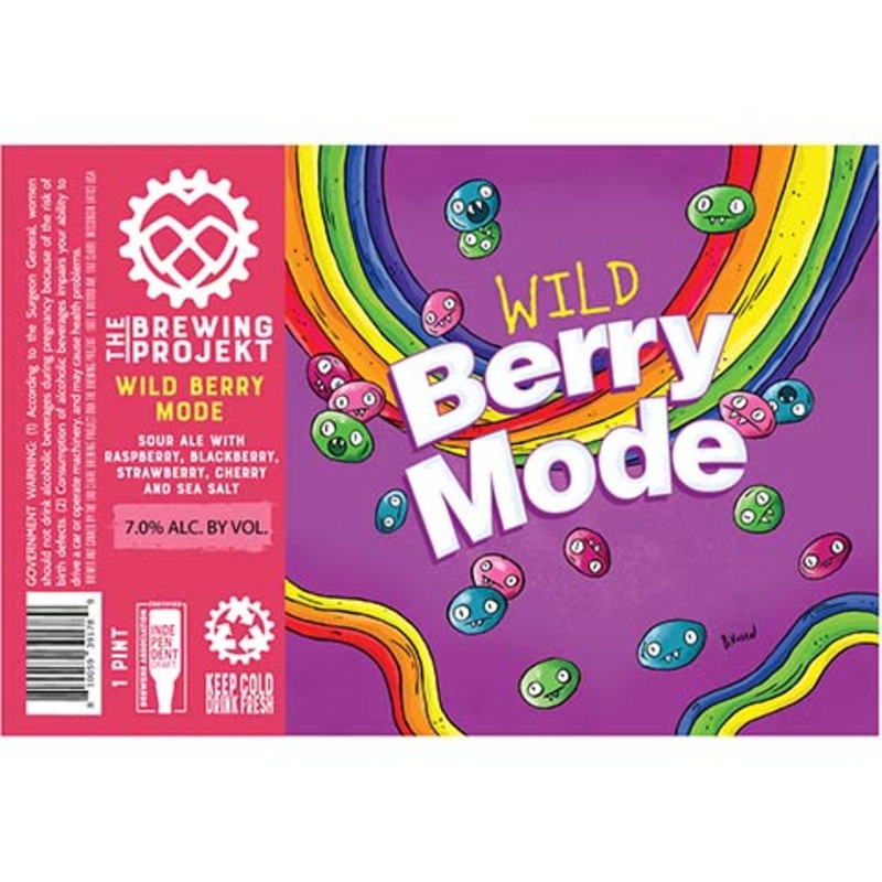 The Brewing Projekt Wild Berry Mode Sour Ale 16OZ SINGLE CAN