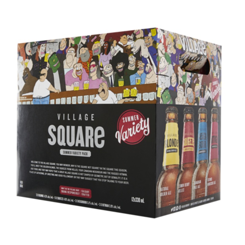 Village Brewery Village Square – Variety Pack 12 BT