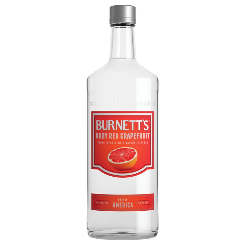 BURNETT’S RUBY RED GRAPEFRUIT FLAVORED VODKA 60 750ML 750ML