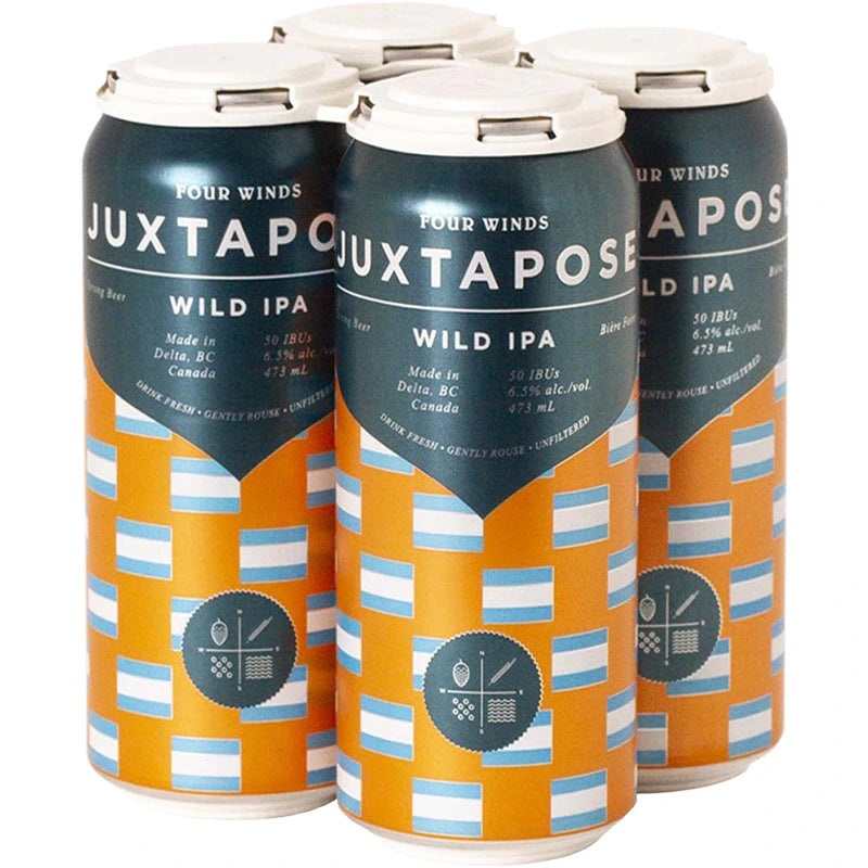 FOUR WINDS JUXTAPOSE WILD IPA 473ML 4PK CAN @ Airdrie [1023155] 1892 ml