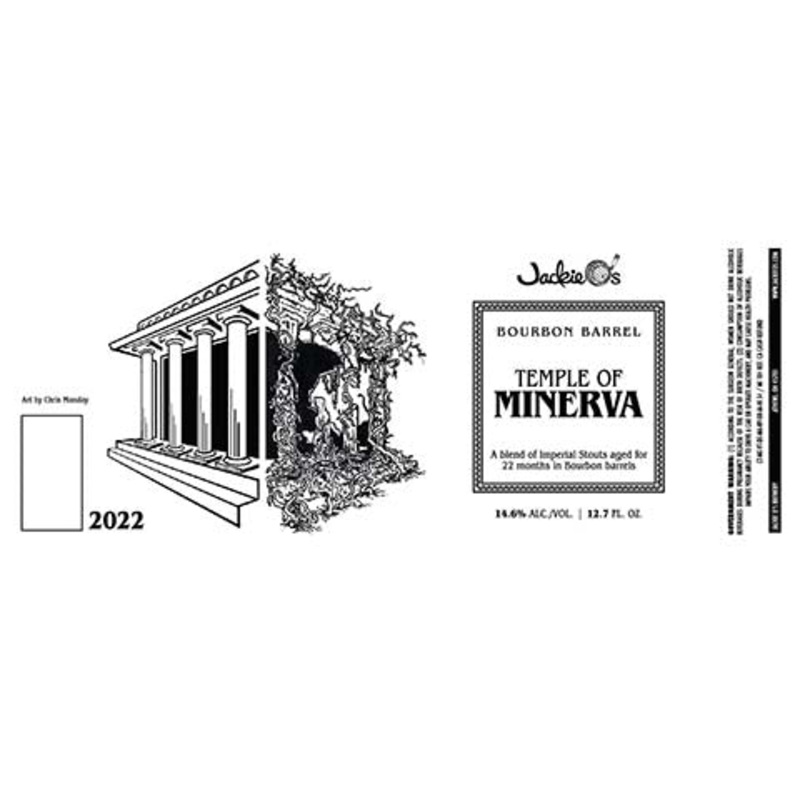Jackie O’s Bourbon Barrel Temple Of Minerva 12.7OZ SINGLE CAN