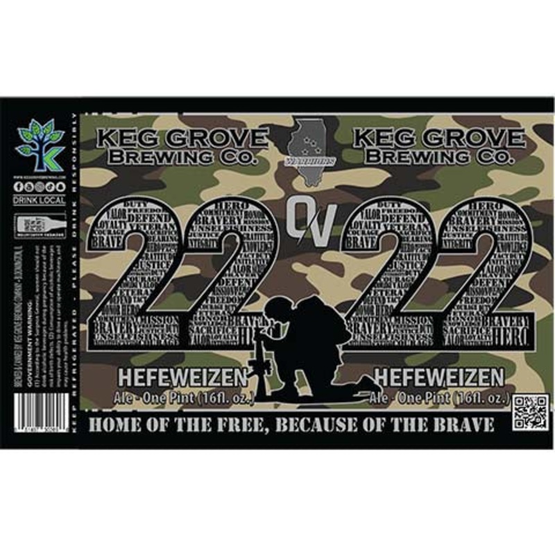 Keg Grove 22 Hefeweizen 16OZ SINGLE CAN