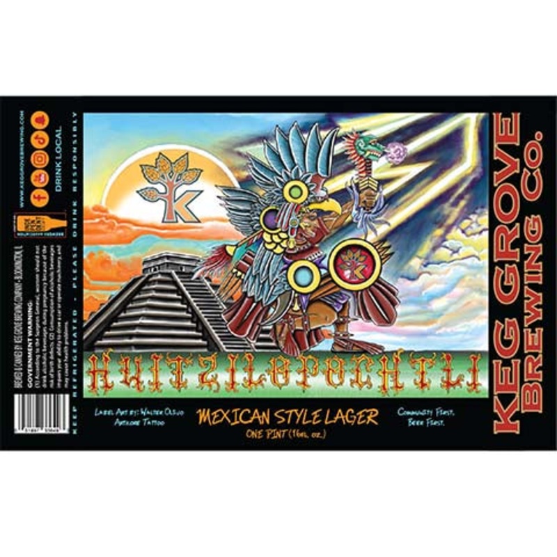 Keg Grove Huitzilopochtli Lager 16OZ SINGLE CAN
