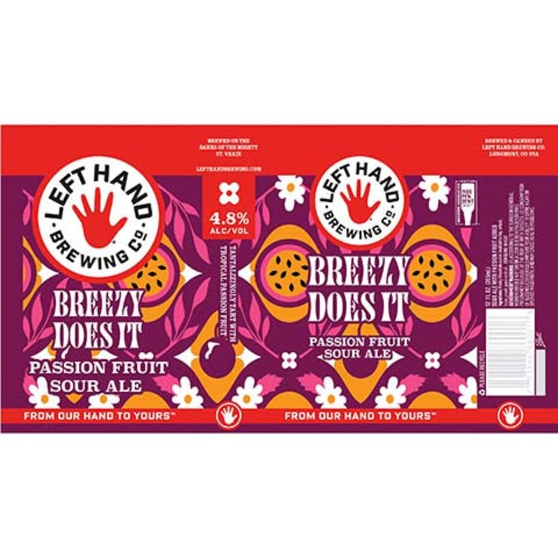 Left Hand Breezy Does It Sour Ale 12OZ SINGLE BTL