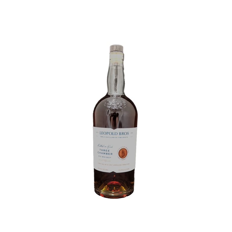 Leopold Bros Three Chambers Rye Whiskey 750ML