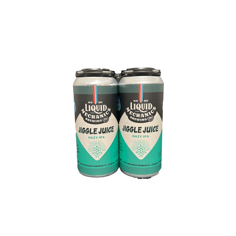 Liquid Mechanics Jiggle Juice Hazy IPA 4 Pack Cans