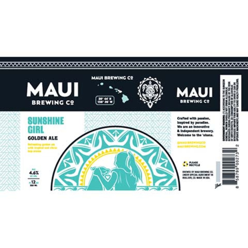 Maui Sunshine Girl Golden Ale 12OZ SINGLE CAN