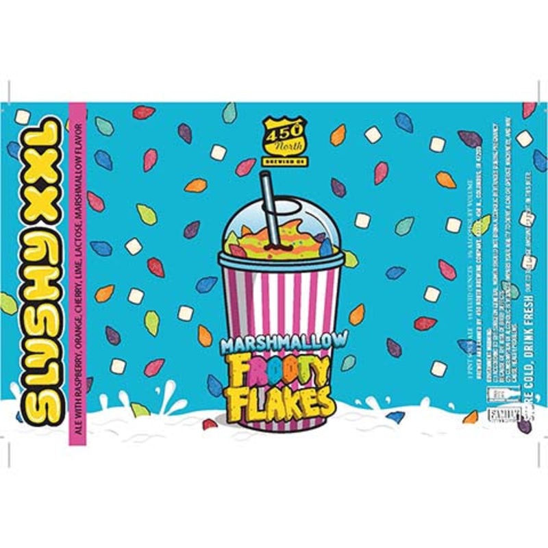 450 North Marshmallow Frooty Flakes Slushy XXL Sour Ale 16OZ SINGLE CAN