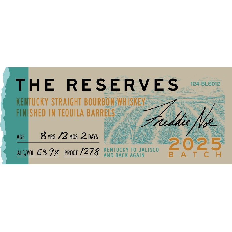 Bookers The Reserves 2025 Kentucky Straight Bourbon Whiskey Finished in Tequila Barrels