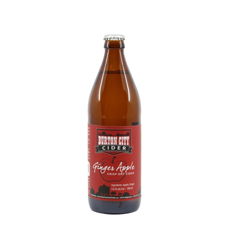 BURTON CITY CIDER GINGER APPLE 500ML BT @ Lethbridge [1028962] 500 ml