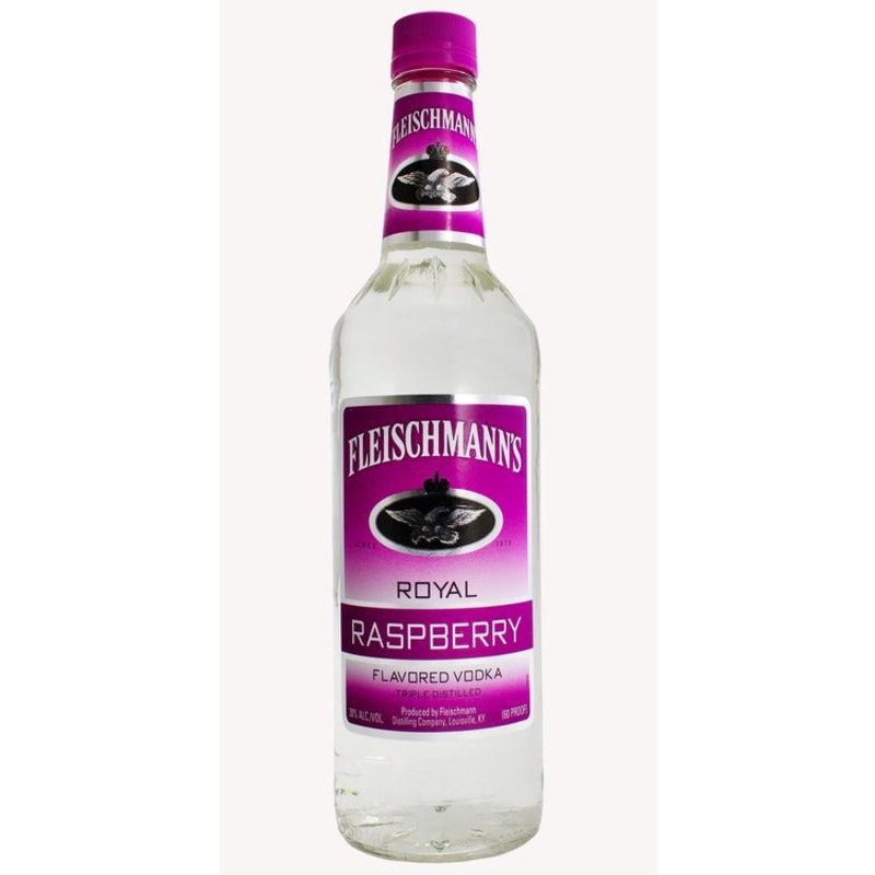 FLEISCHMANN’S RASPBERRY FLAVORED VODKA 60 750ML 750ML