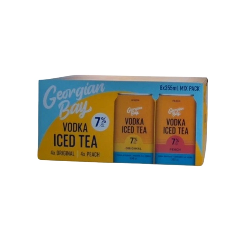 GEORGIAN BAY VODKA ICED TEA MIXER 355ML 8PK CAN @ Lethbridge [1051460] 2840 ml